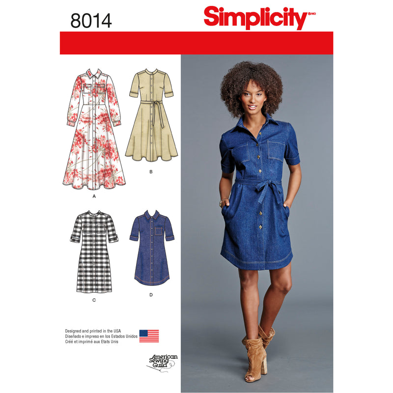 S8292  Simplicity Sewing Pattern Misses'/Miss Petite Dresses