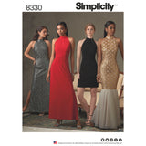 Simplicity S8330 Misses' Dress with Skirt and Back Variations
