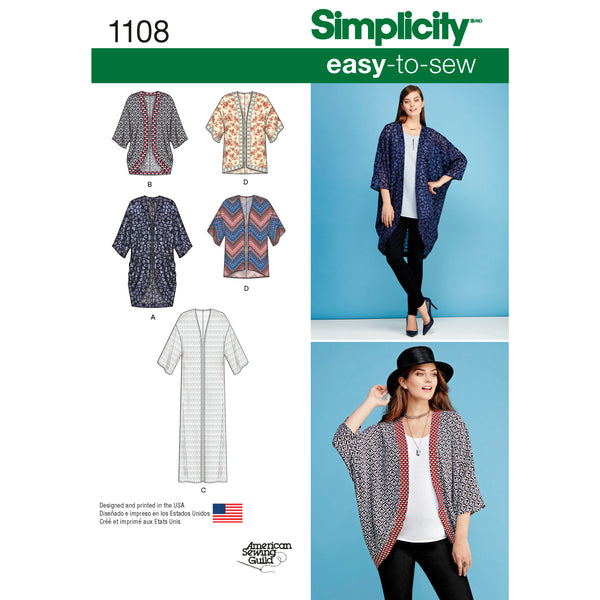 Simplicity S1108 TOPS MISSES