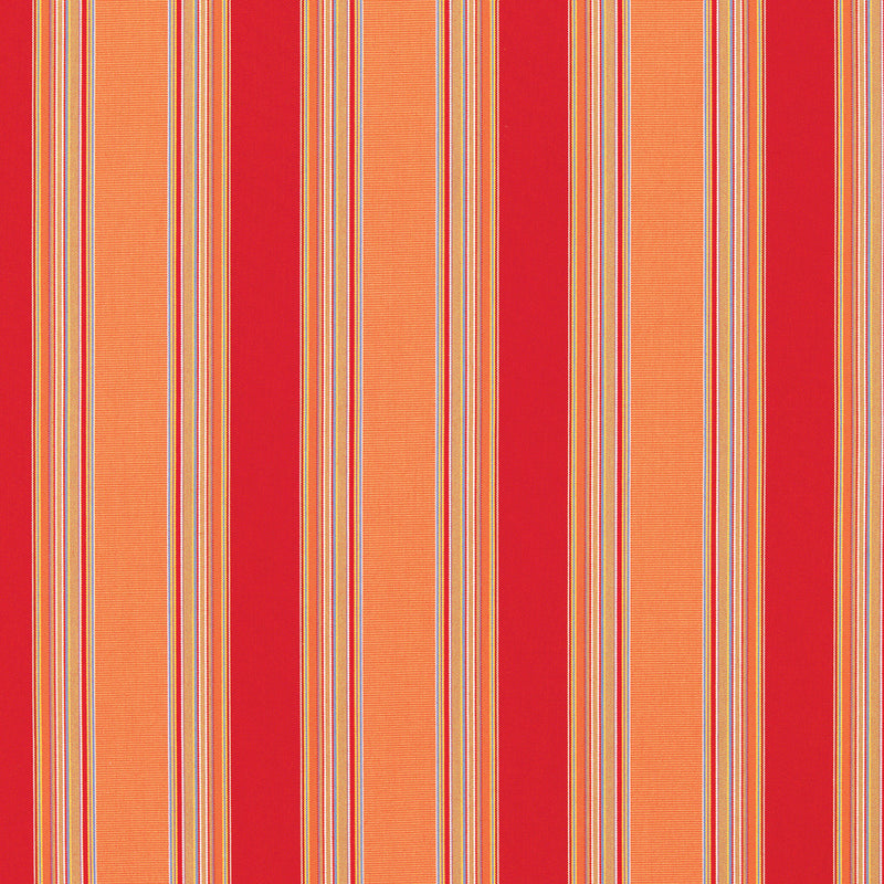 Sunbrella Furniture Stripes Bravada 5601 Salsa