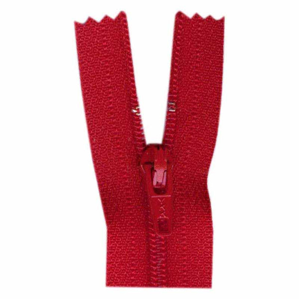 COSTUMAKERS General Purpose Closed End Zipper 18cm (7″) - Hot Red - 1700
