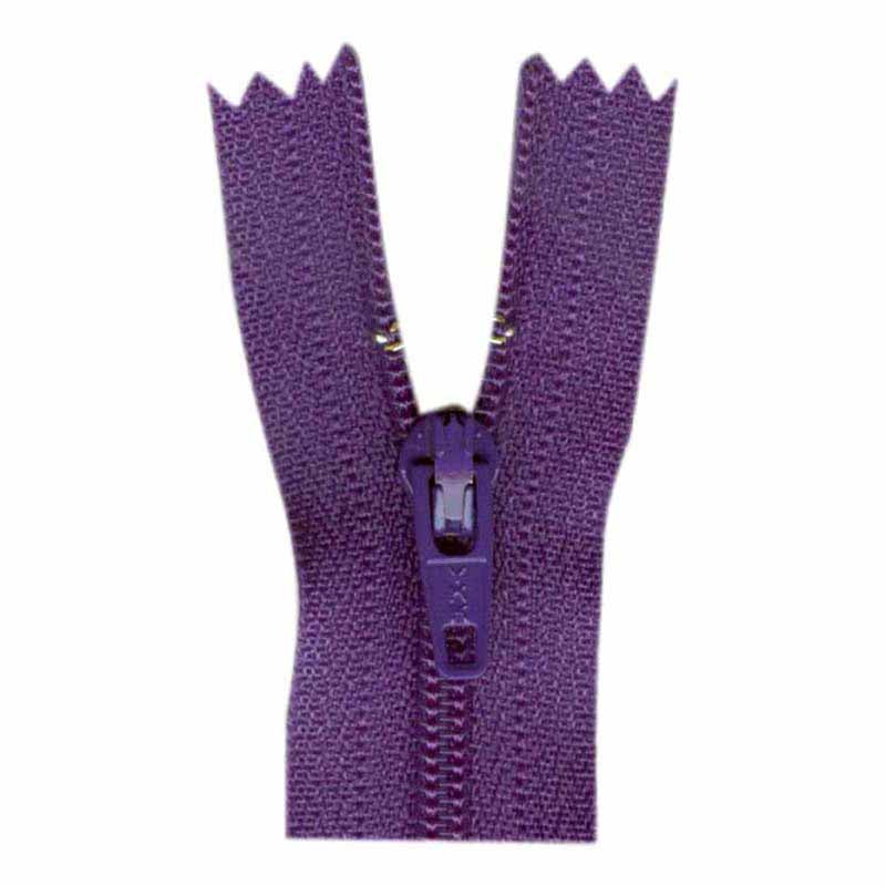 COSTUMAKERS Fermeture à glissière tout usage à bout fermé 18cm (7 po) - violet 1700