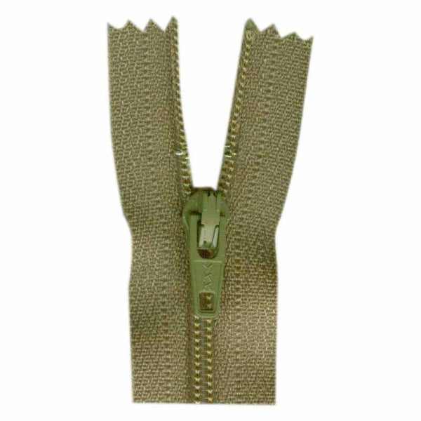 COSTUMAKERS General Purpose Closed End Zipper 18cm (7″) - Khaki - 1700