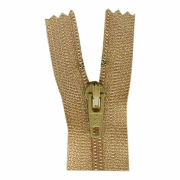 COSTUMAKERS General Purpose Closed End Zipper 18cm (7″) - Camel - 1700