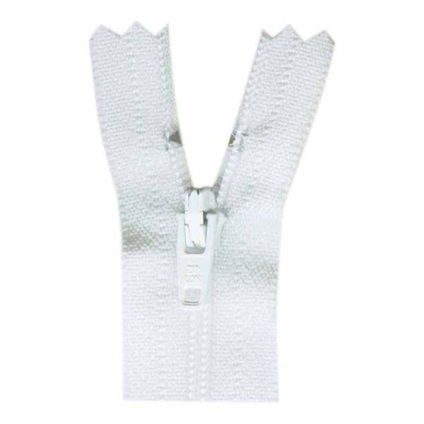 COSTUMAKERS General Purpose Closed End Zipper 20cm (8″) - White - 1700