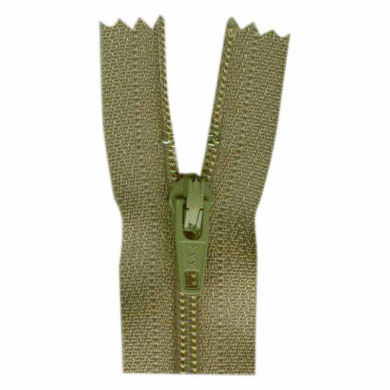 COSTUMAKERS General Purpose Closed End Zipper 20cm (8″) - Khaki - 1700