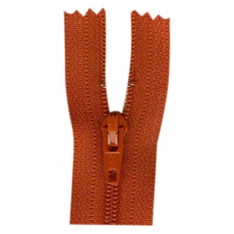 COSTUMAKERS General Purpose Closed End Zipper 20cm (8″) - Burnt Orange - 1700