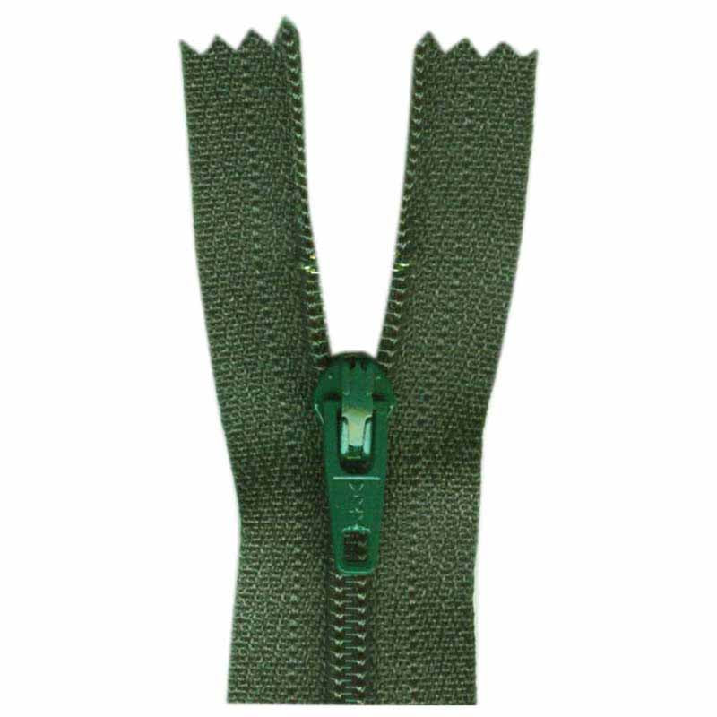 COSTUMAKERS Fermeture à glissière tout usage à bout fermé 23cm (9 po) - vert foncé 1700