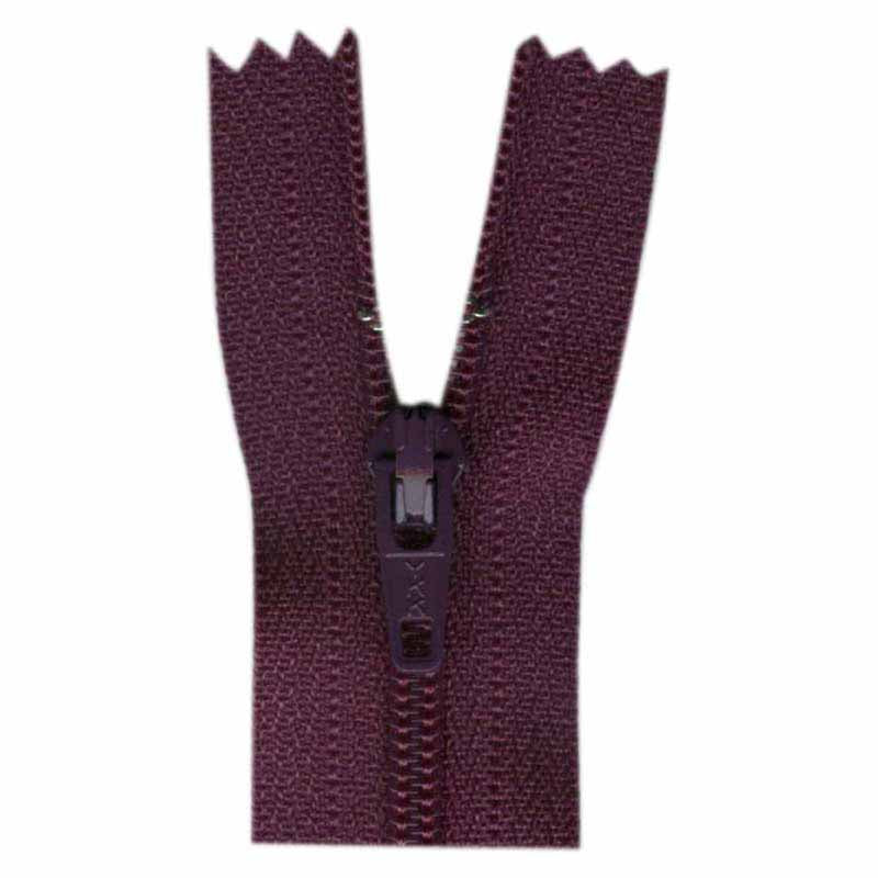 COSTUMAKERS General Purpose Closed End Zipper 23cm (9″) - Aubergine - 1700