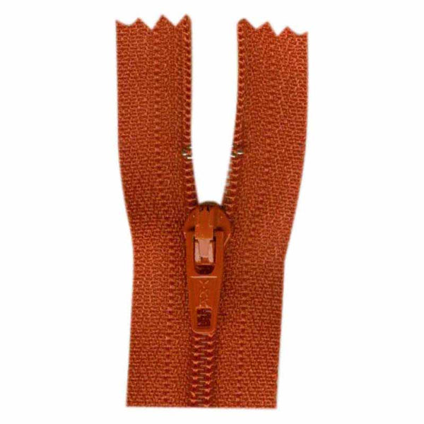 COSTUMAKERS General Purpose Closed End Zipper 35cm (14″) - Burnt Orange - 1700