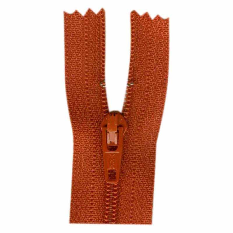 COSTUMAKERS General Purpose Closed End Zipper 35cm (14″) - Burnt Orange - 1700