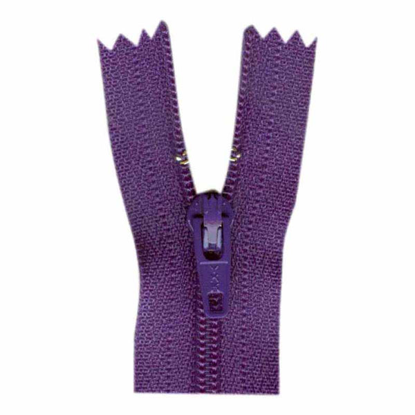 COSTUMAKERS Fermeture à glissière tout usage à bout fermé 55cm (22 po) - violet 1700