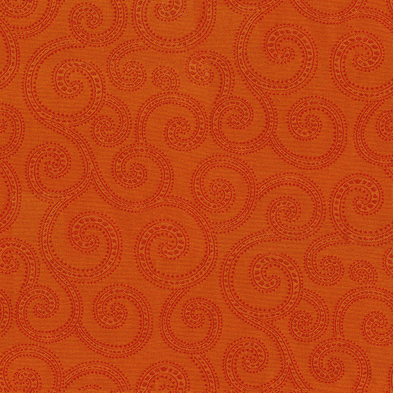 Home Decor Fabrics - Crypton Clematis 44 Pumpkin