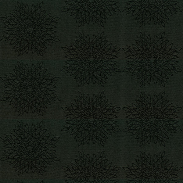 9 x 9 inch Home Decor fabric swatch - Crypton Continuous 9009 Black