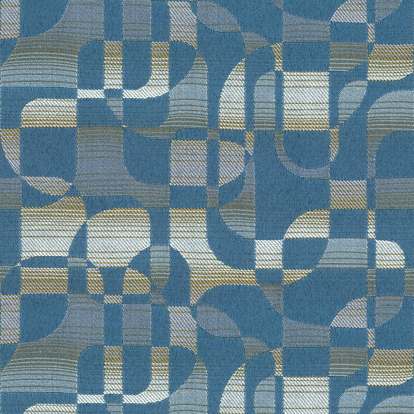 9 x 9 inch Home Decor fabric swatch - Crypton Multiplex 31 Sky