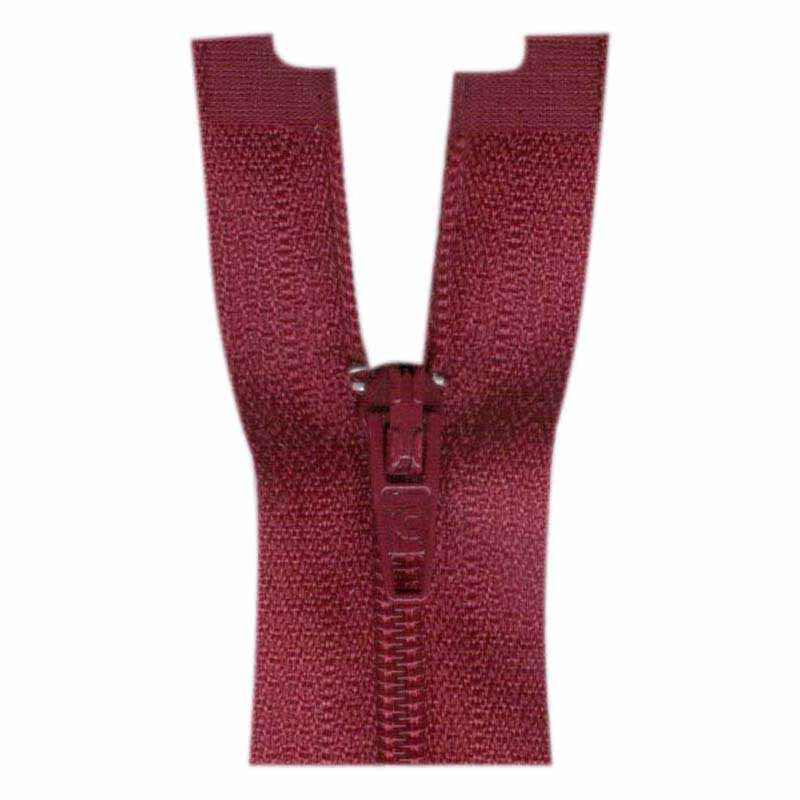 COSTUMAKERS General Purpose One Way Separating Zipper 23cm (9″) - Bordeaux - 1703