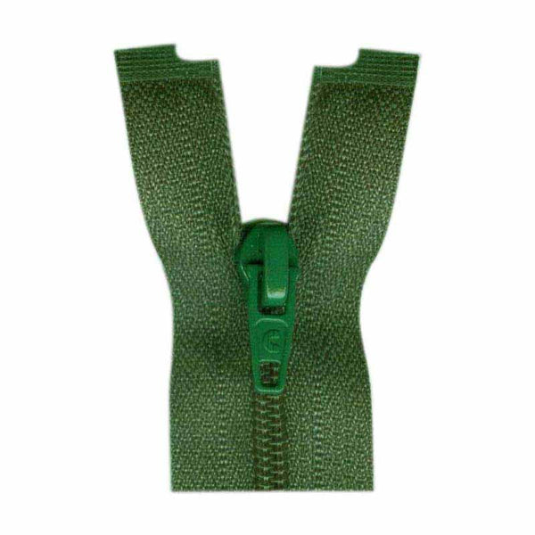 COSTUMAKERS General Purpose One Way Separating Zipper 23cm (9″) - Dark Green - 1703