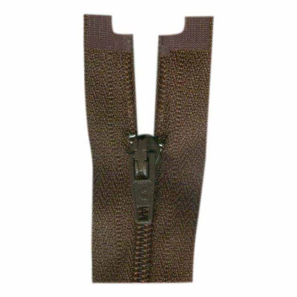 COSTUMAKERS General Purpose One Way Separating Zipper 23cm (9″) - Sept. Brown - 1703