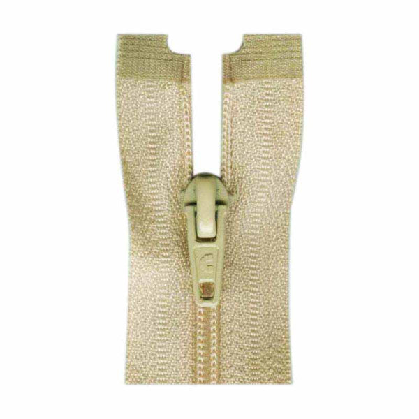 COSTUMAKERS General Purpose One Way Separating Zipper 23cm (9″) - Natural - 1703