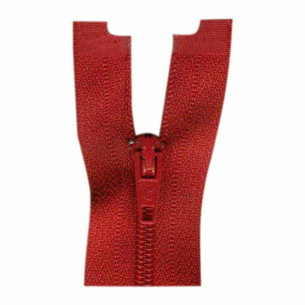 COSTUMAKERS General Purpose One Way Separating Zipper 35cm (14″) - Hot Red - 1703