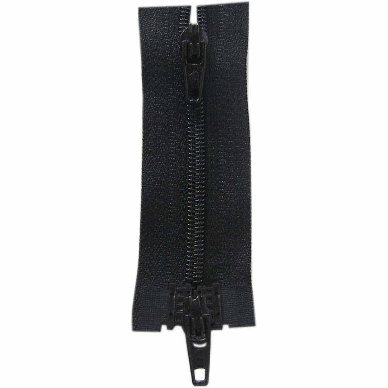 COSTUMAKERS Activewear Two Way Separating Zipper 60cm (24″) - Black - 1704