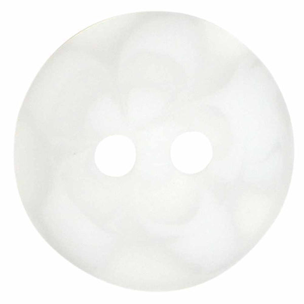 ELAN 2 Hole Button - 13mm (½") - 4 pieces - White