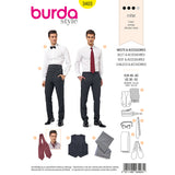 BURDA - 3403 Gilet + accessoires - homme