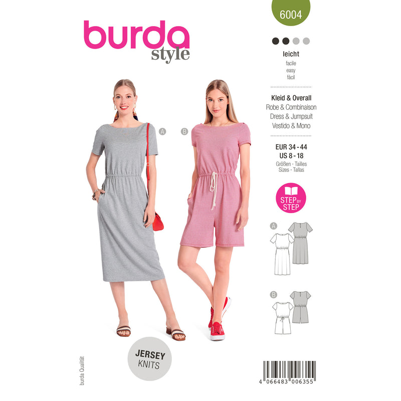 BURDA - 6004 Robe / combinaison