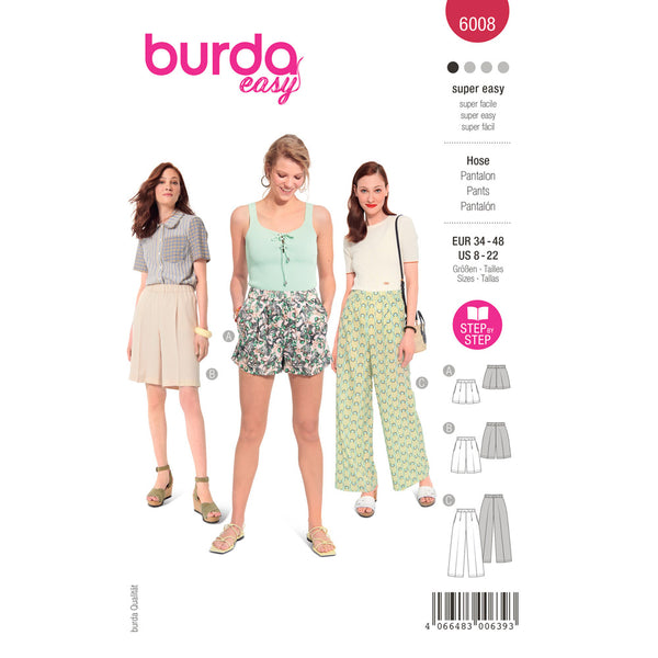 BURDA - 6008 Pantalon