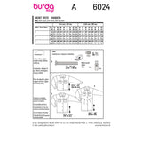 BURDA - 6024 Jacket