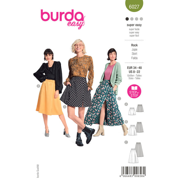 BURDA - 6027 Jupe