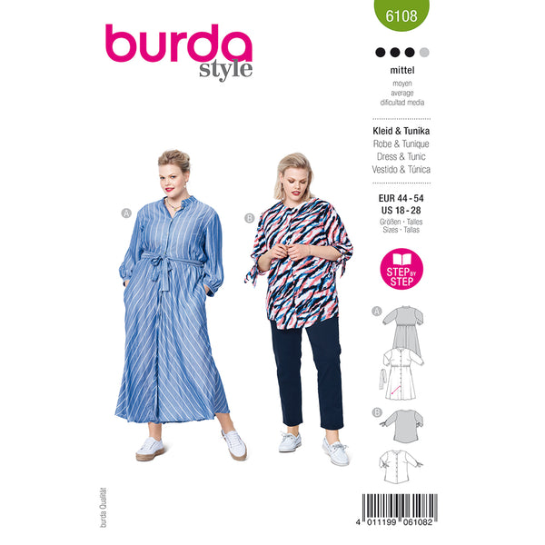 BURDA - 6108 Dress