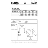 BURDA - 6234 V-Neck Blouse – Top