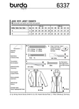BURDA - 6337 Quilted Jacket with Zip Fastening – Hooded Vest
