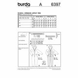 BURDA 6397 - Hooded Jumpsuit For ″Him″ Und ″Her″