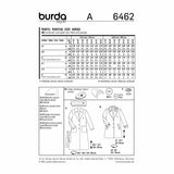 BURDA - 6462 Ladies Coat