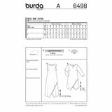 BURDA - 6498 Ladies Dress