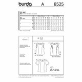BURDA - 6525 Ladies Blouse