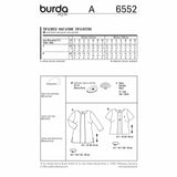 BURDA - 6552 Ladies Blouse
