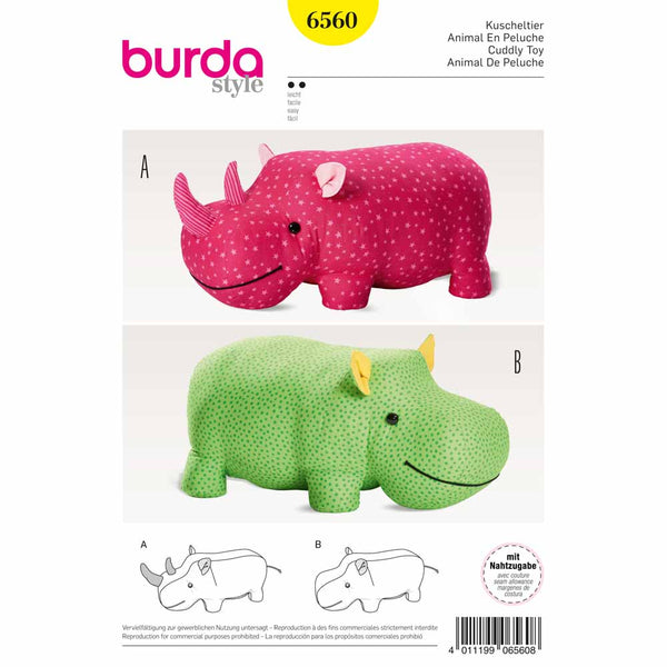 BURDA - 6560 Peluches
