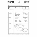 BURDA - 6560 Stuffed Animals