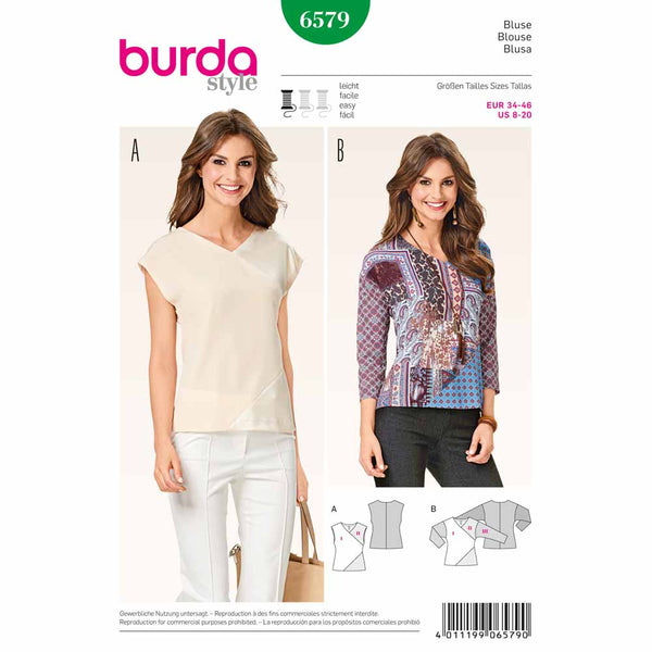 BURDA - 6579 Ladies Blouse