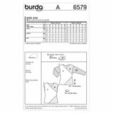 BURDA - 6579 Blouse pour femmes