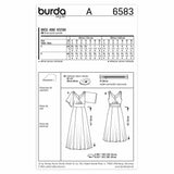 BURDA - 6583 Ladies Dress