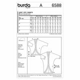 BURDA - 6588 Veste pour femmes