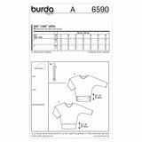 BURDA - 6590 Ladies T-Shirt