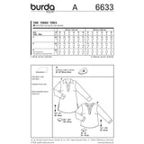 BURDA - 6633 Haut pour femmes