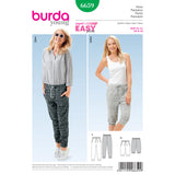 BURDA - 6659 Pantalons pour femmes