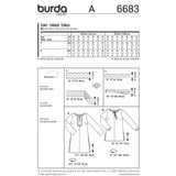 BURDA - 6683 Haut pour femmes