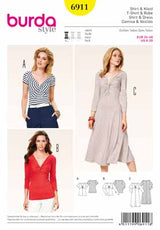 BURDA - 6911 Ladies Dress/Top